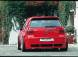 Накладка на задний бампер Volkswagen Golf 1997-2003 "R-RX"