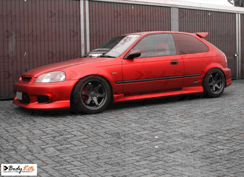 Пороги "C-1" / "C-West" для Honda Civic EK (2/3DR) (96-00)